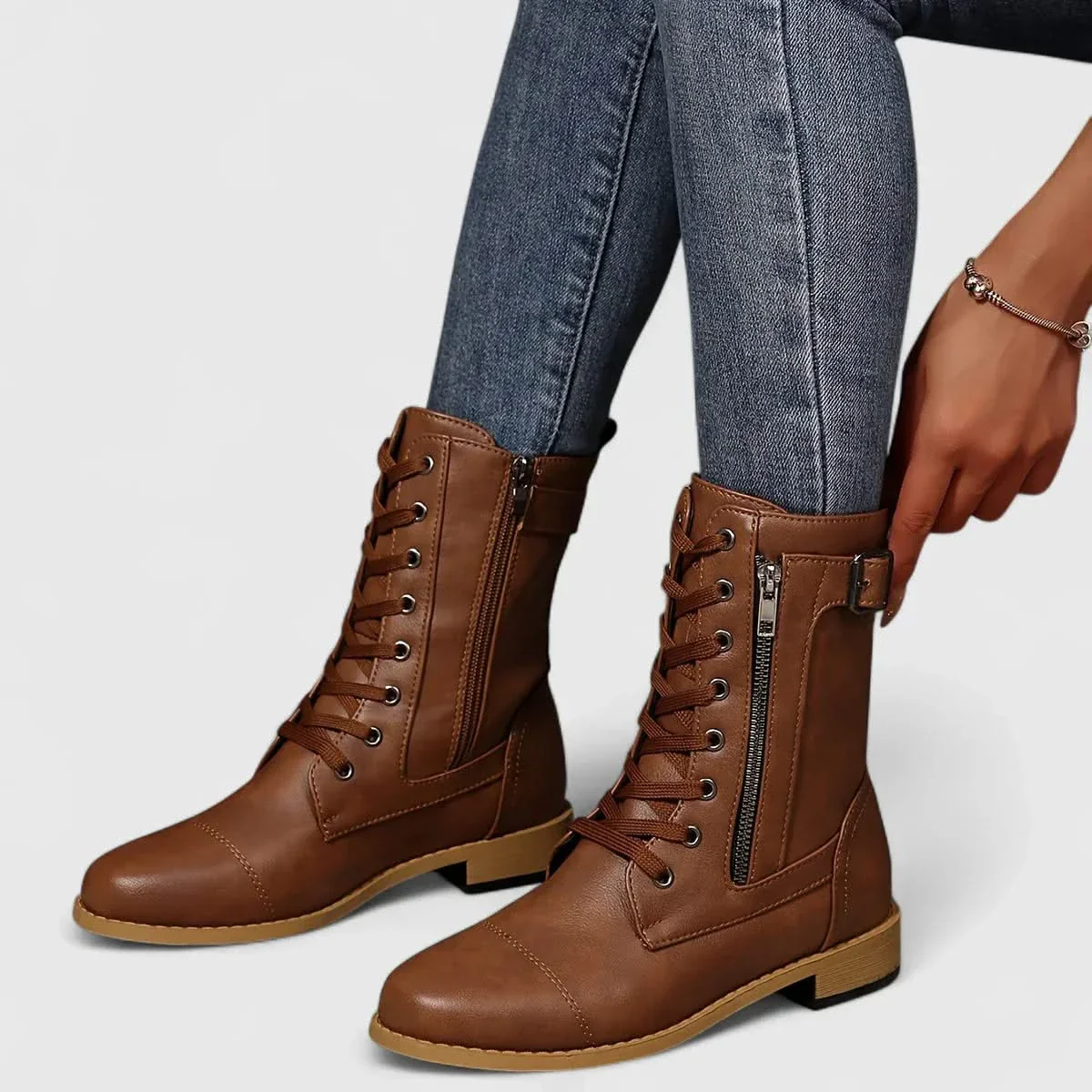 AINSWORTH LEATHER BOOTS - Image 6