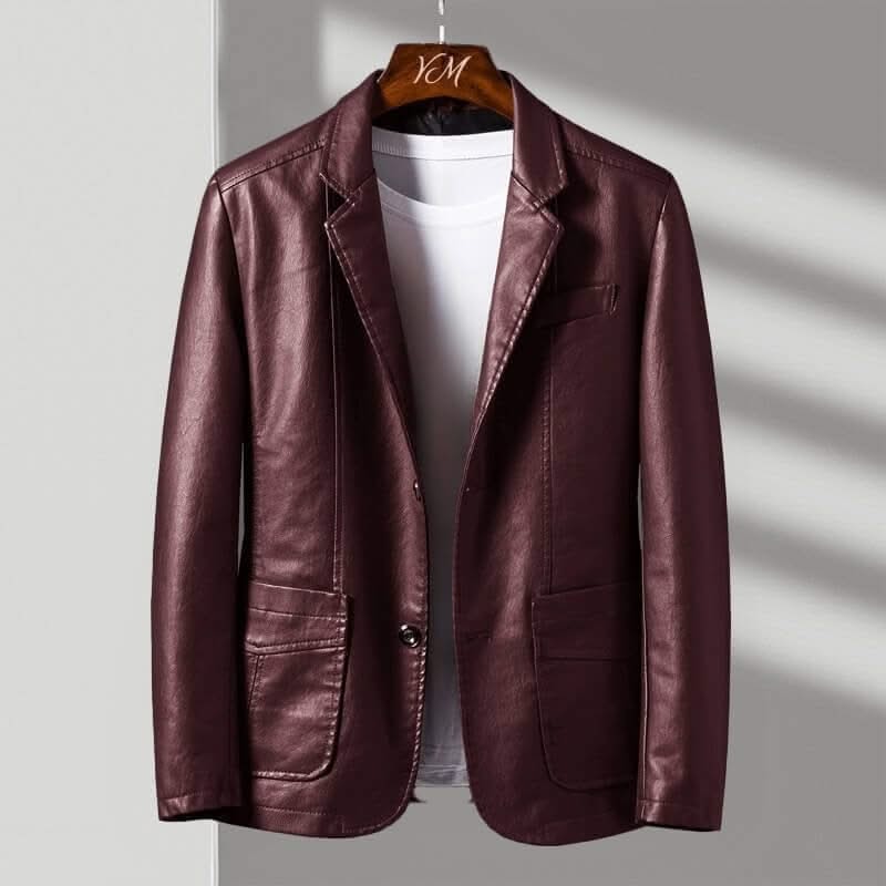 ALESSANDRO LEATHER BLAZER - Image 5
