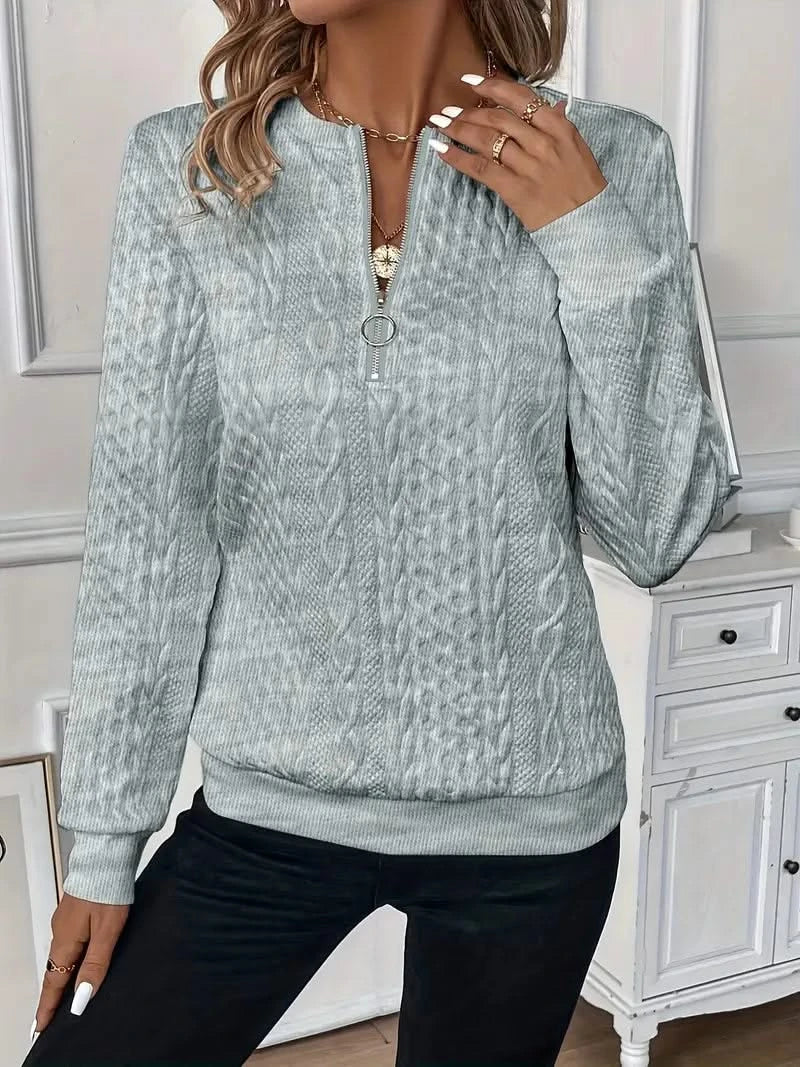 AMY | SWEATER WITH ZIPPER - Image 17