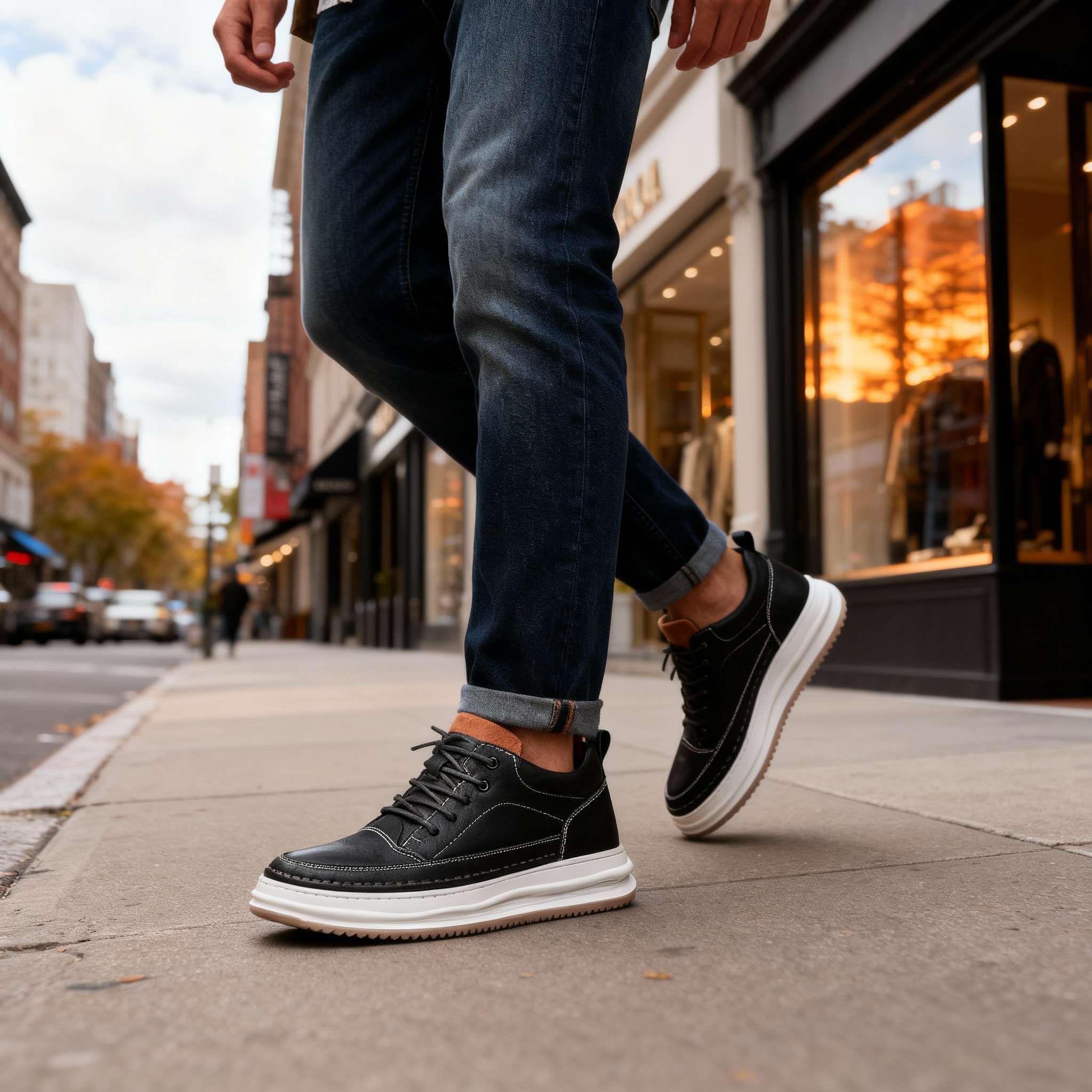ASHFORD LEATHER KICKS - Image 8