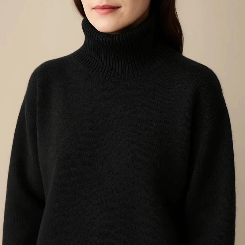 AURORA CASHMERE TURTLENECK SWEATER - Image 5