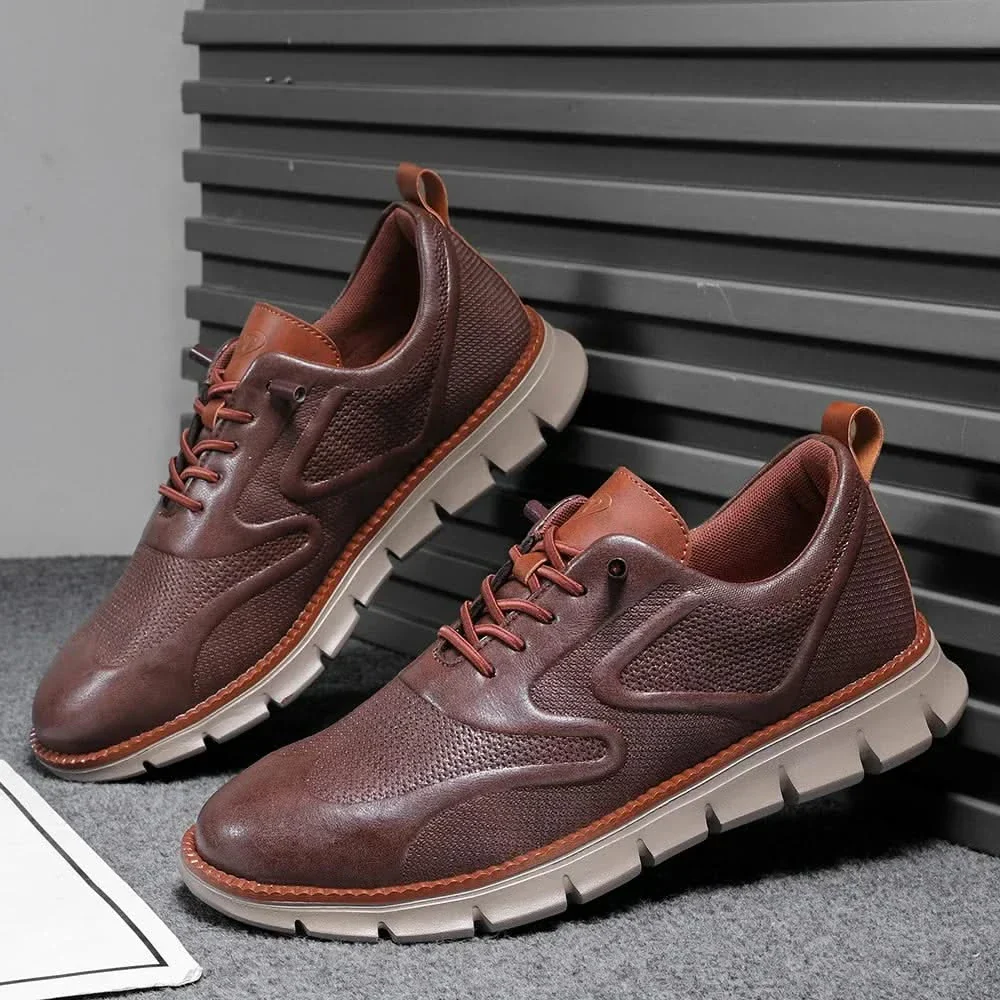CALDWELL LEATHER TRAINERS - Image 2
