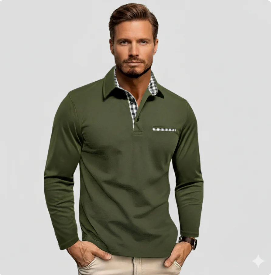 CALVERTON LONG-SLEEVE POLO - Image 4