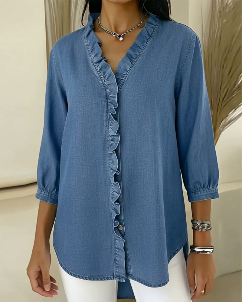 CELESTE RUFFLE TOP - Image 7