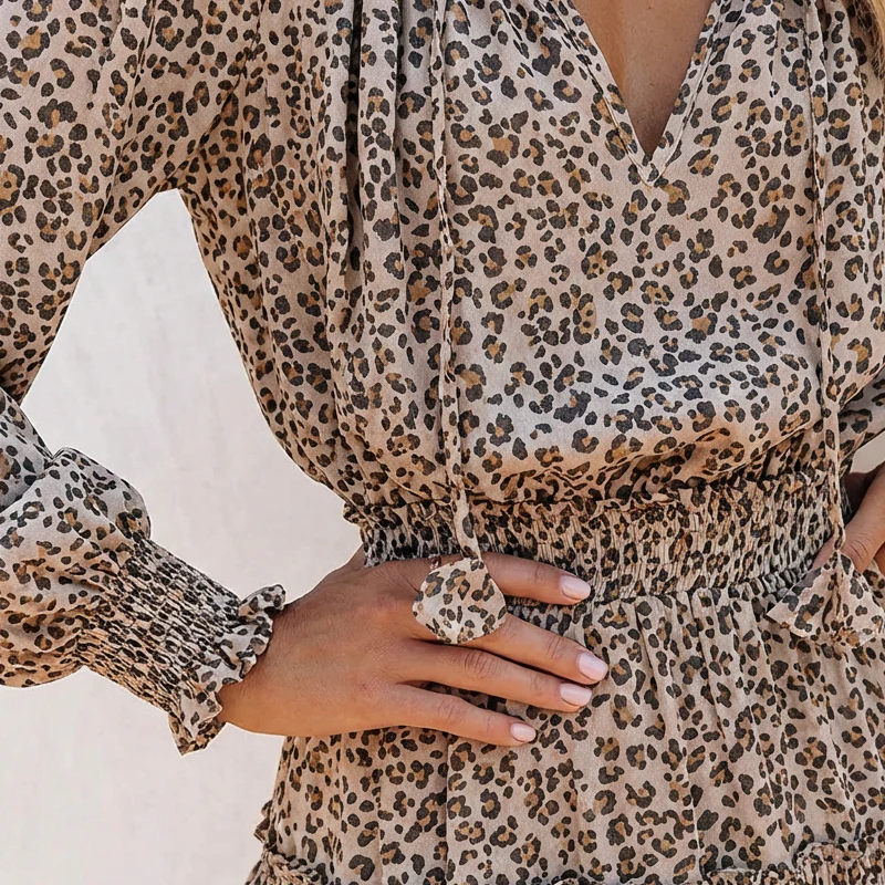 ELARA RUFFLE SLEEVE DRESS - Image 12
