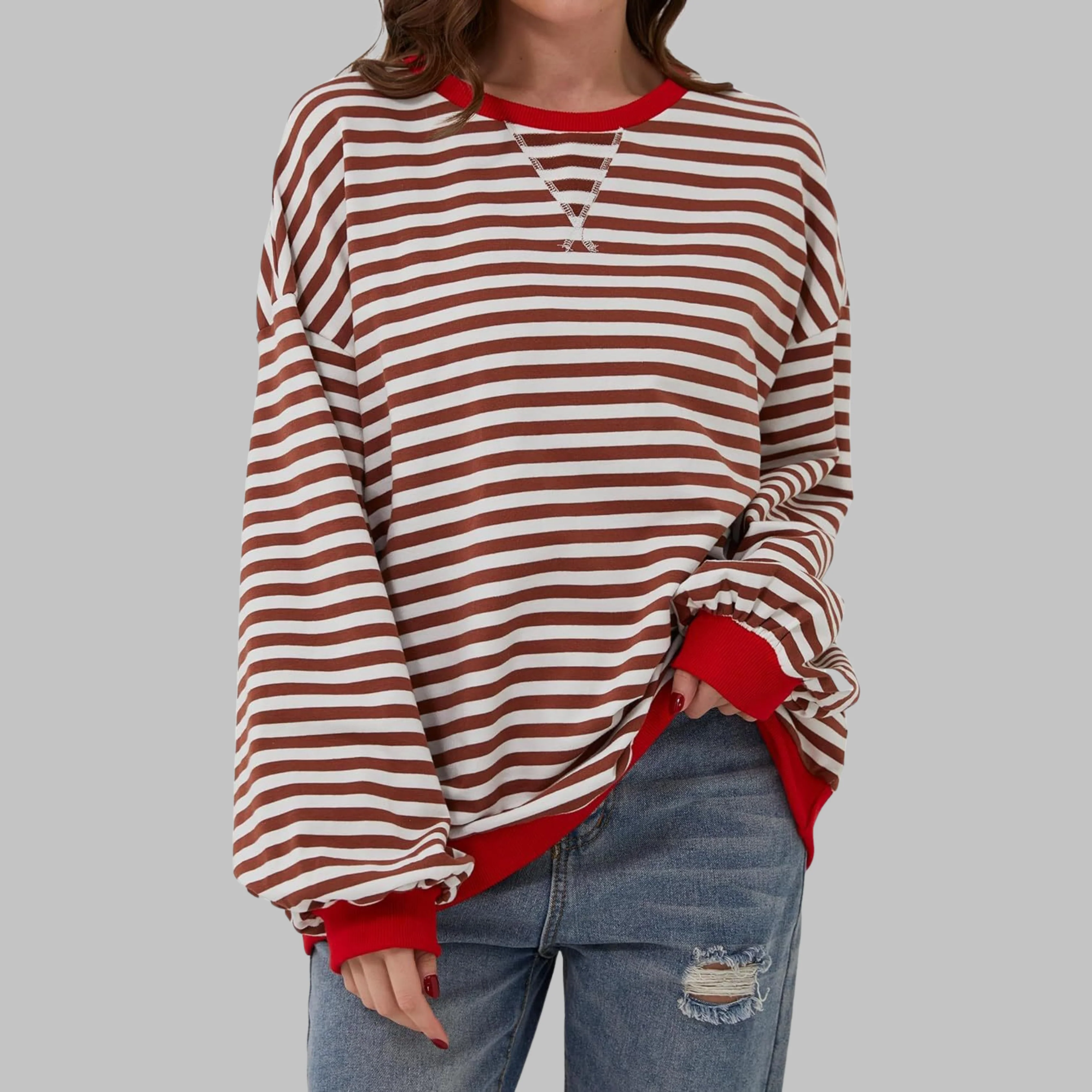 ELARA STRIPED PULLOVER - Image 6