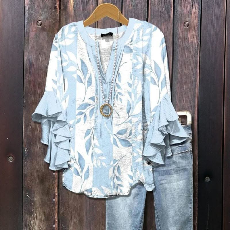 ELENORA WHISPER RUFFLE BLOUSE - Image 2