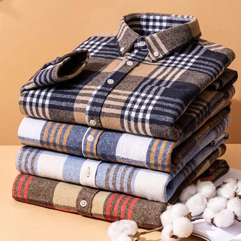 GRAYSON COTTON FLANNEL SHIRT - Image 4