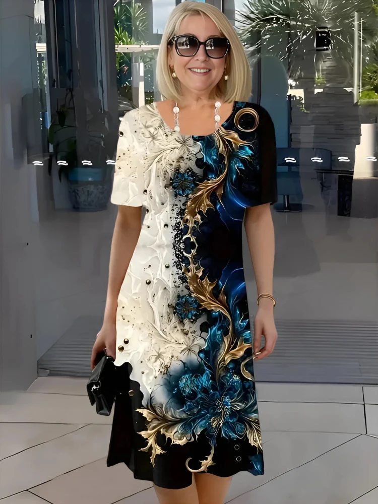 LEANDRIA RELAXED FLORAL MIDI DRESS - Image 2