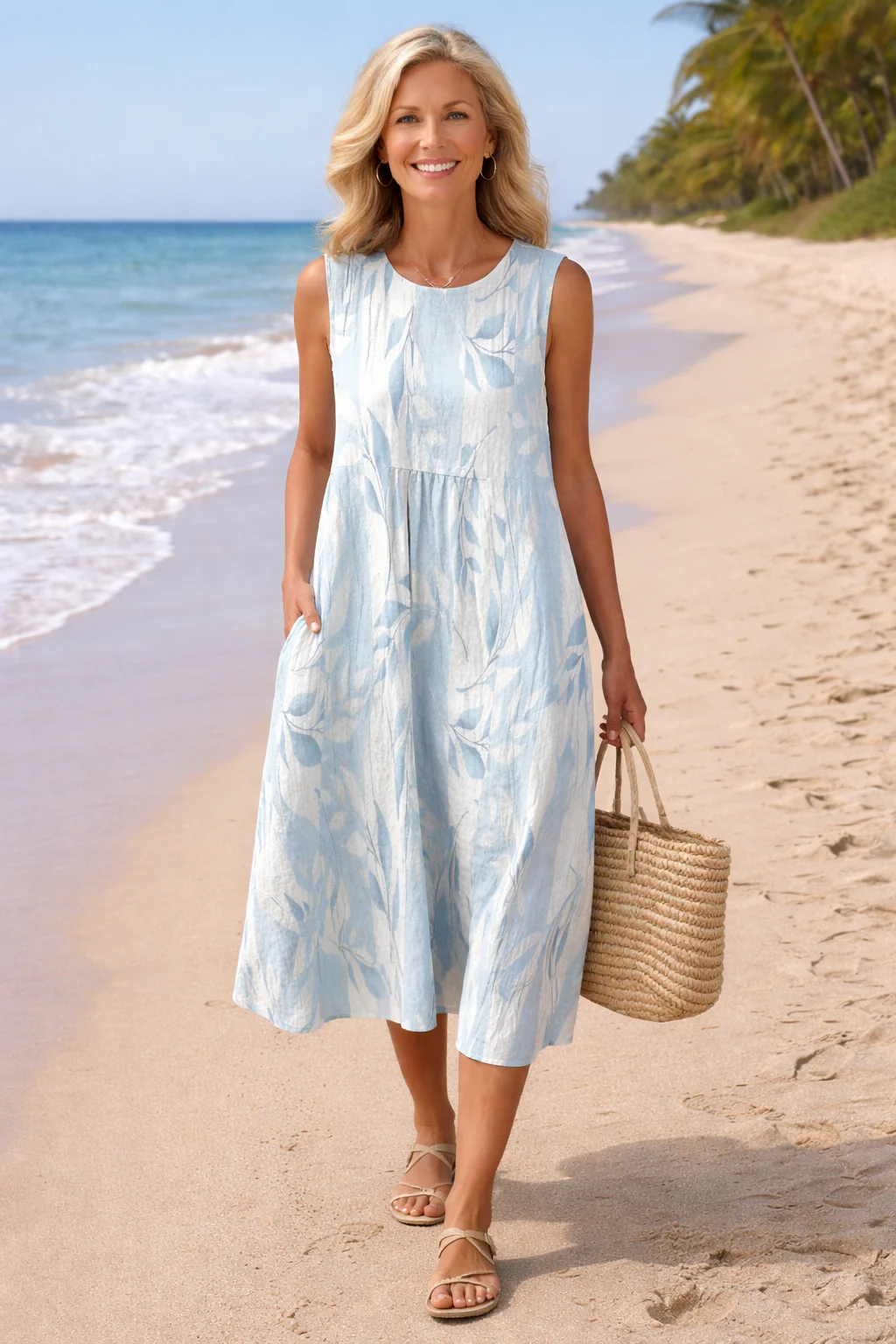 LILA LEAF DRESS