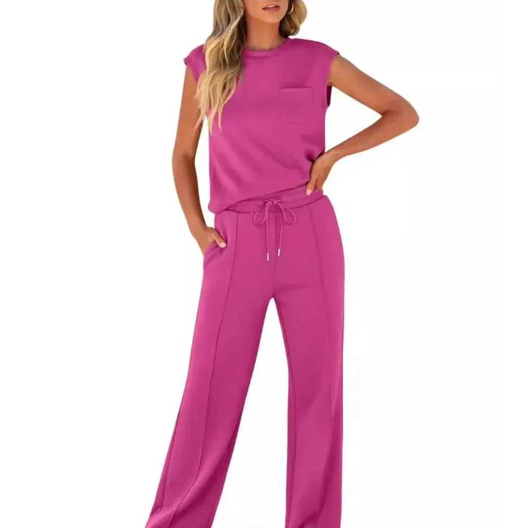 LUCY CASUAL SUMMER SOFT LOUNGE CO-ORD - Image 3