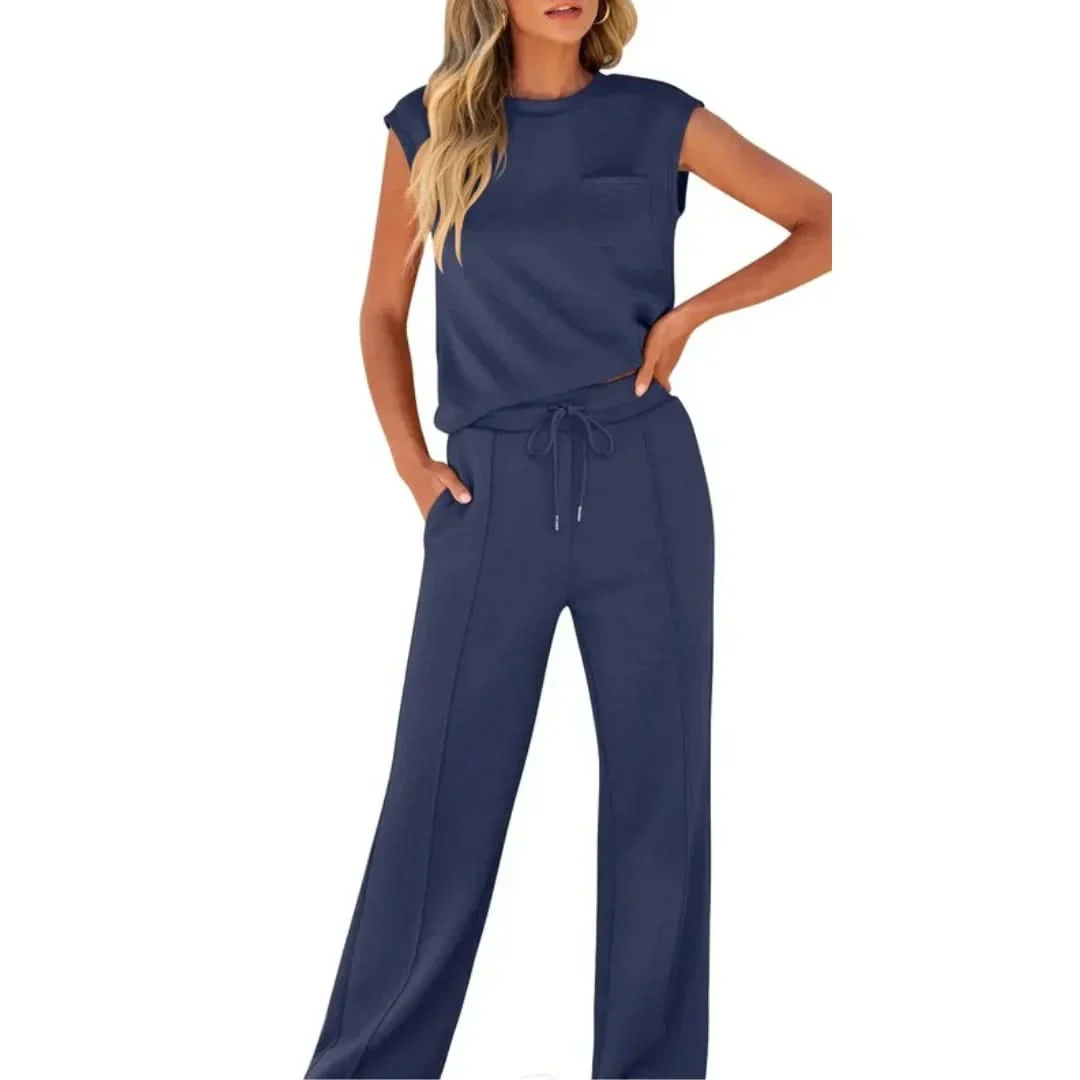 LUCY CASUAL SUMMER SOFT LOUNGE CO-ORD - Image 7