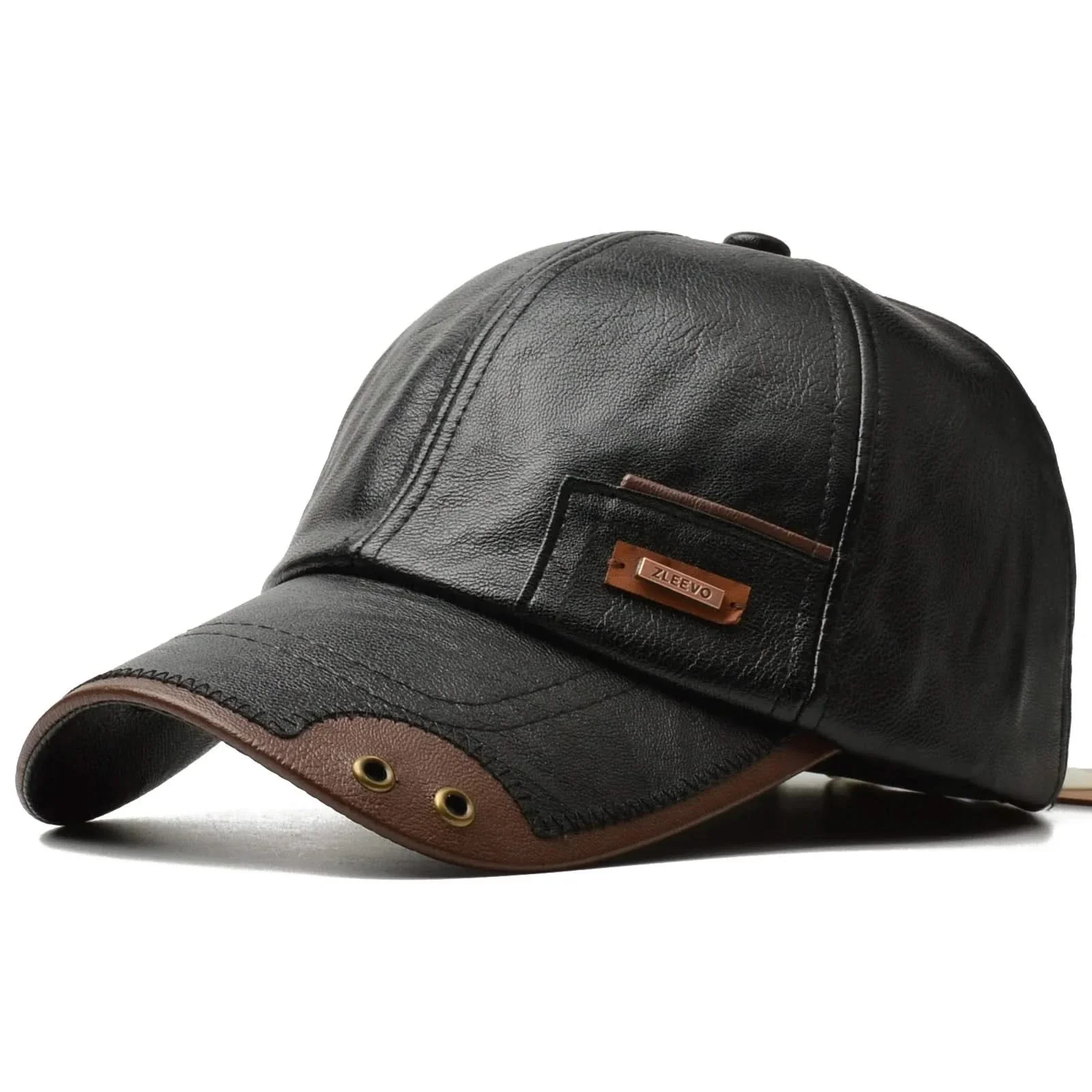OUTLAW LEATHER CAP - Image 2