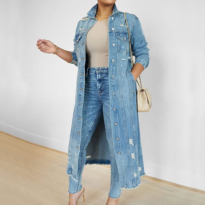 ROGUE DESTROYED DENIM JACKET