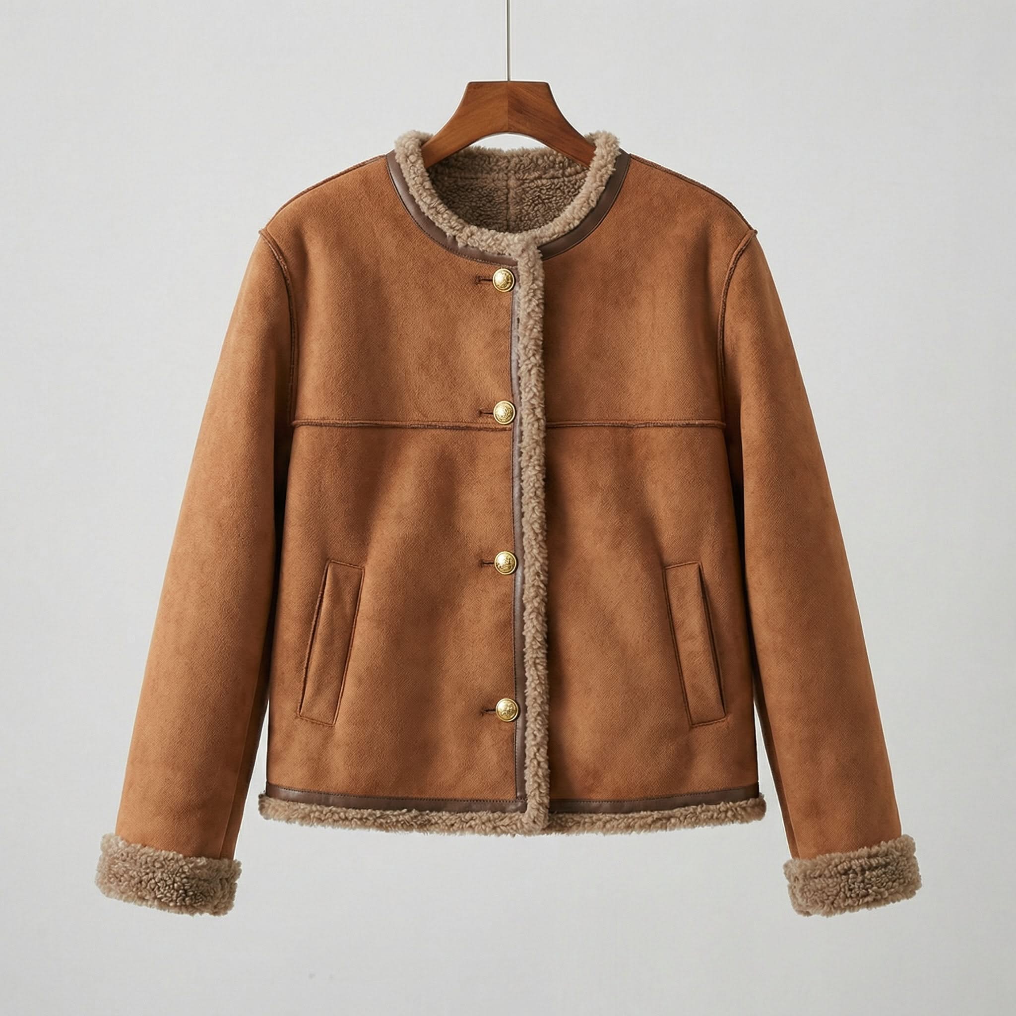 RUBY COSY SHEARLING-LINED JACKET - Image 3