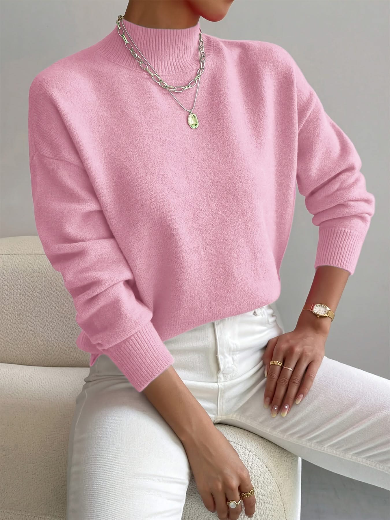 SERAPHINE ROLL NECK JUMPER - Image 3