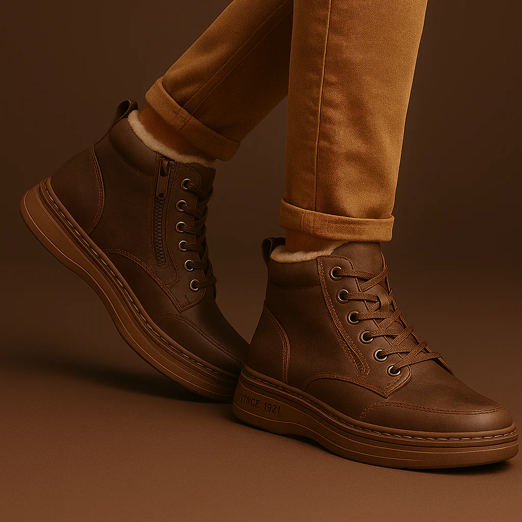 SOREN LEATHER SNEAKERS - Image 3
