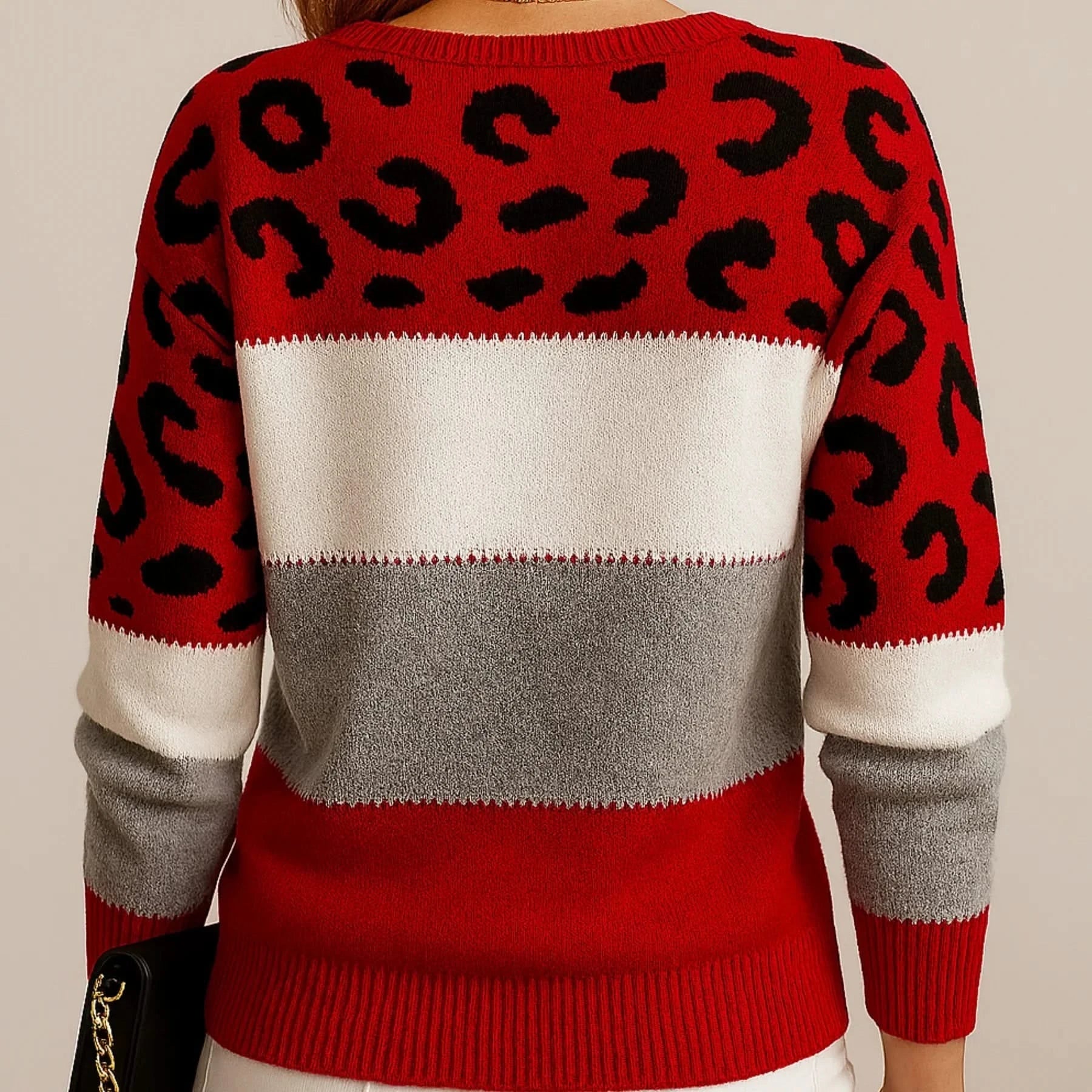 VELORA LEOPARD LUXE SWEATER - Image 5