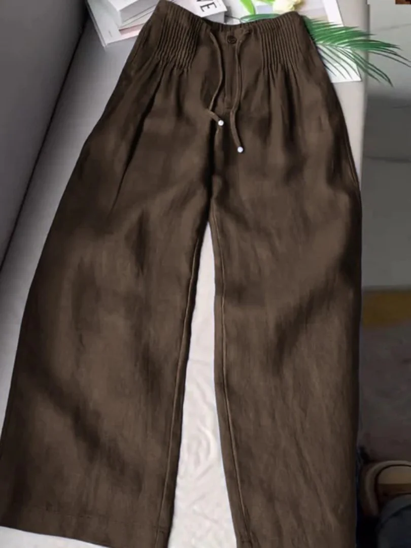 VELORIA RELAXED WIDE-LEG TROUSERS - Image 6
