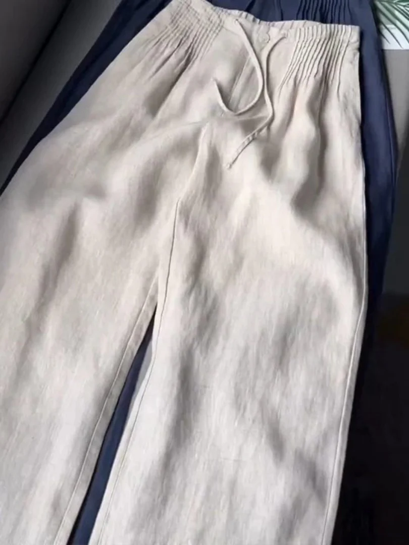 VELORIA RELAXED WIDE-LEG TROUSERS - Image 7