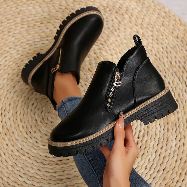 ZERINA COMFORT LEATHER BOOTS - Image 2